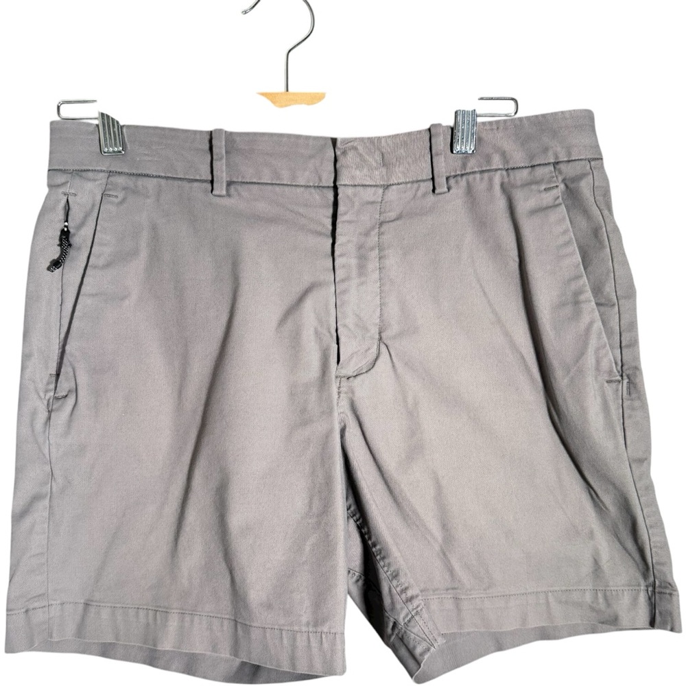 Kit + Ace Men's Mercer Multi Tech Shorts Organic Cotton Blend Grey
